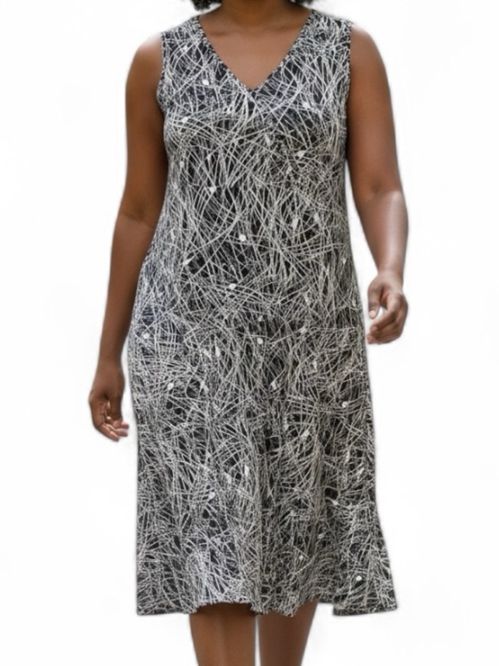 Nine West Faux Wrap Maxi Dress
